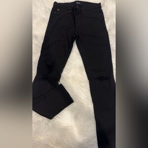 Hudson “Natalie” Super Skinny Black Jeans Sz: 28